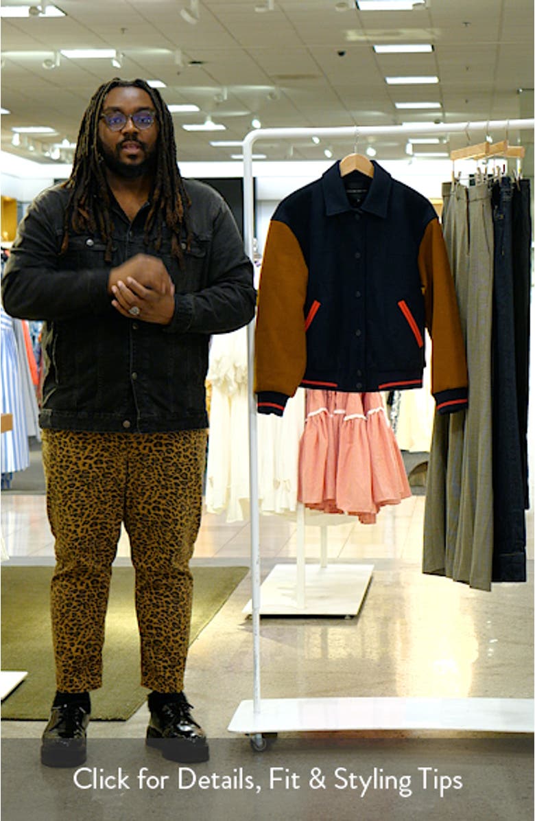 Colorblock Bomber Jacket, sales video thumbnail