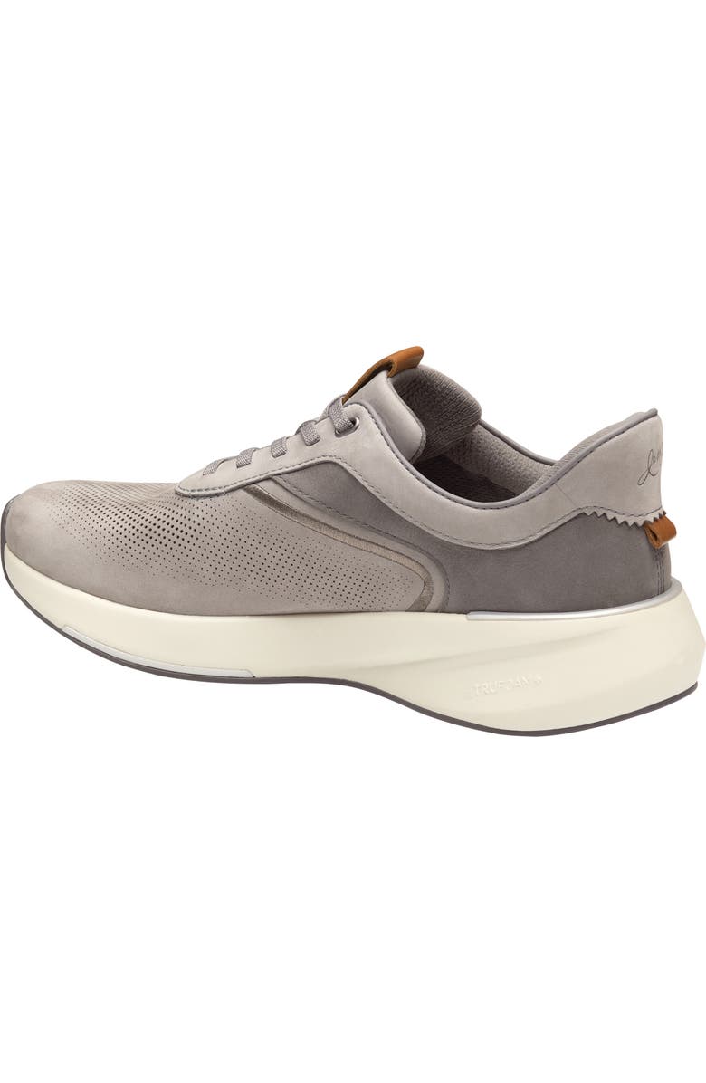 Johnston & Murphy Surge U-Throat Embossed Sneaker, Alternate, color, Gray Nubuck