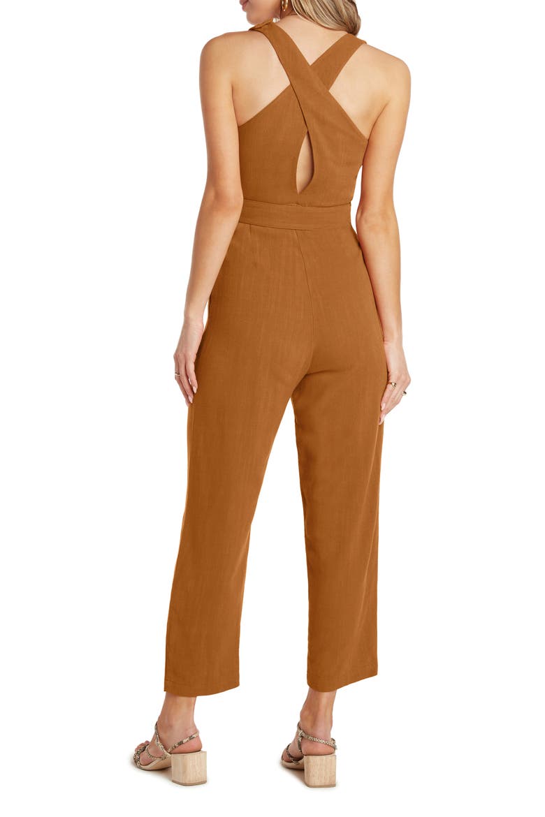 Johnson Ankle Jumpsuit, Alternate, color, TERRACOTTA
