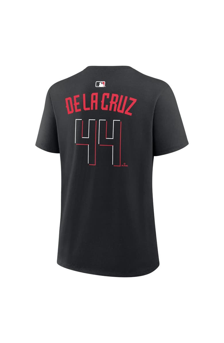 Nike Women's Nike Elly De La Cruz Black Cincinnati Reds Name & Number T-Shirt, Alternate, color, Black