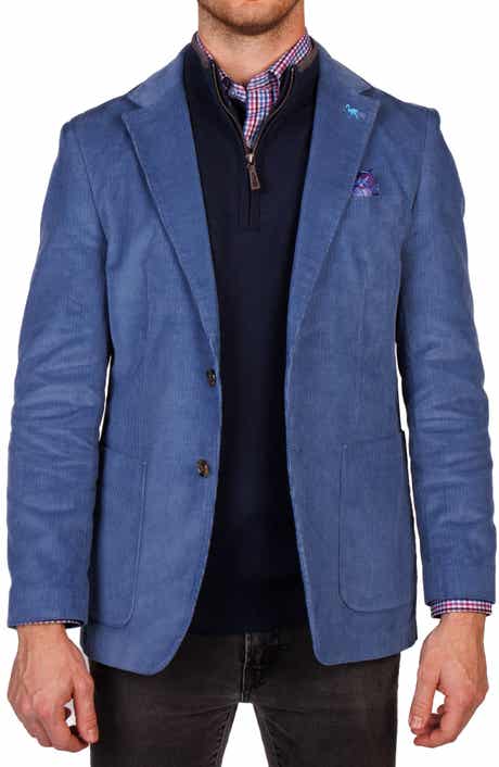 TailorByrd Modern Fit Solid Fine Wale Corduroy Sport Coat