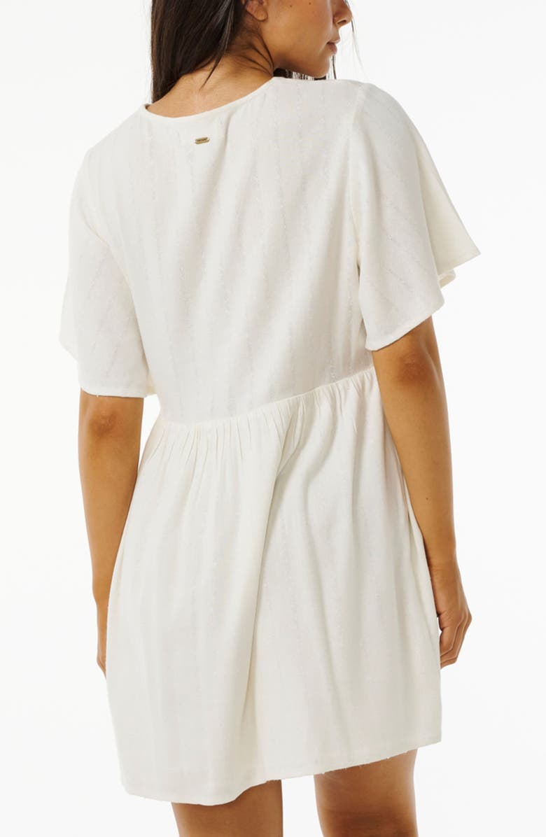 Rip Curl Tiki Floral Embroidered Babydoll Dress, Alternate, color, 