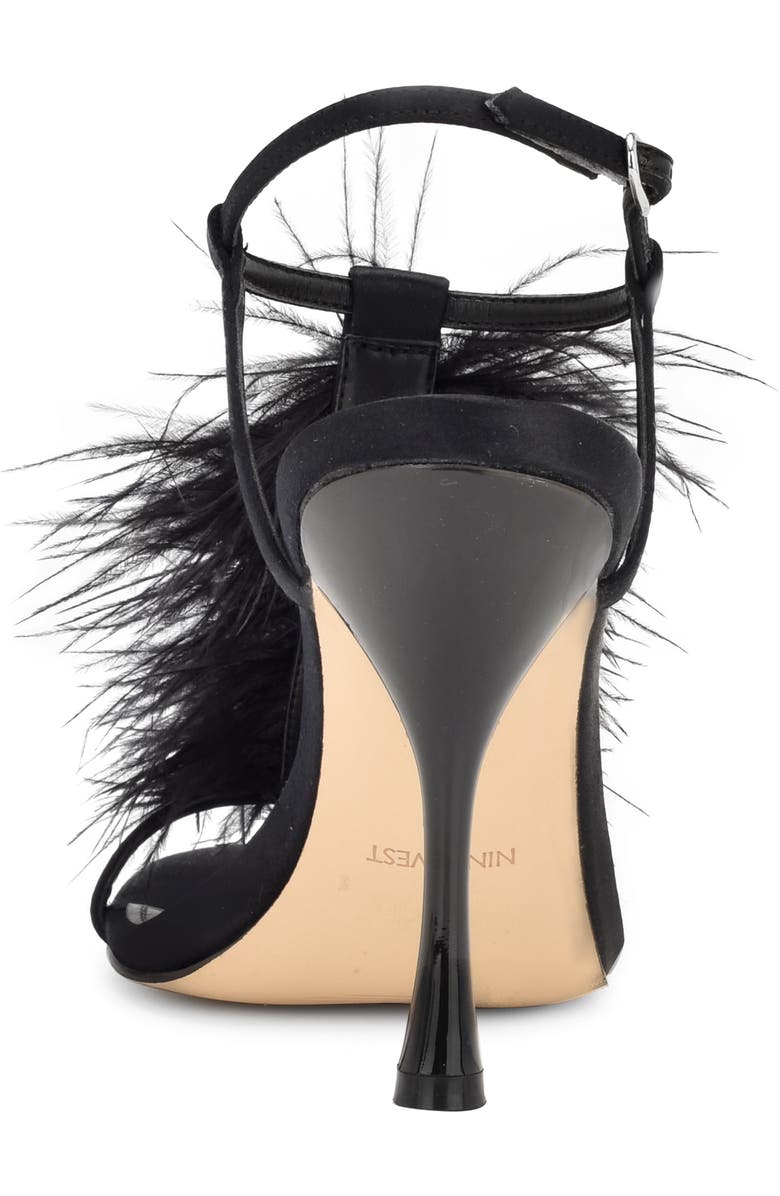 Nine West Million Feather Sandal, Alternate, color,