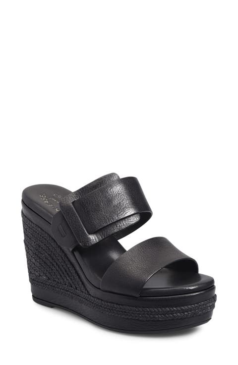 Raya Espadrille Platform Wedge Slide Sandal (Women)