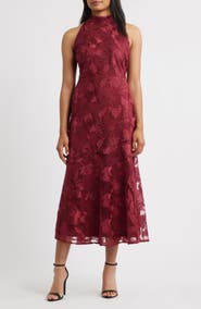 Sam Edelman Embroidered Fit & Flare Cocktail Dress