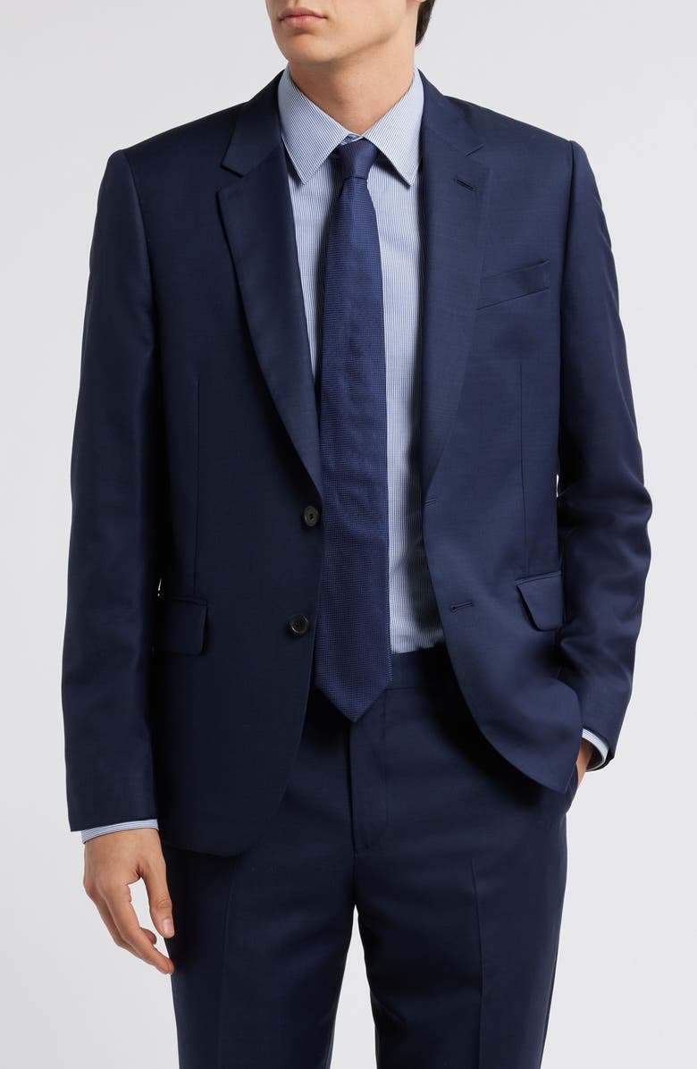 Paul Smith London Tailored Fit Wool Suit, Alternate, color, Dark Navy