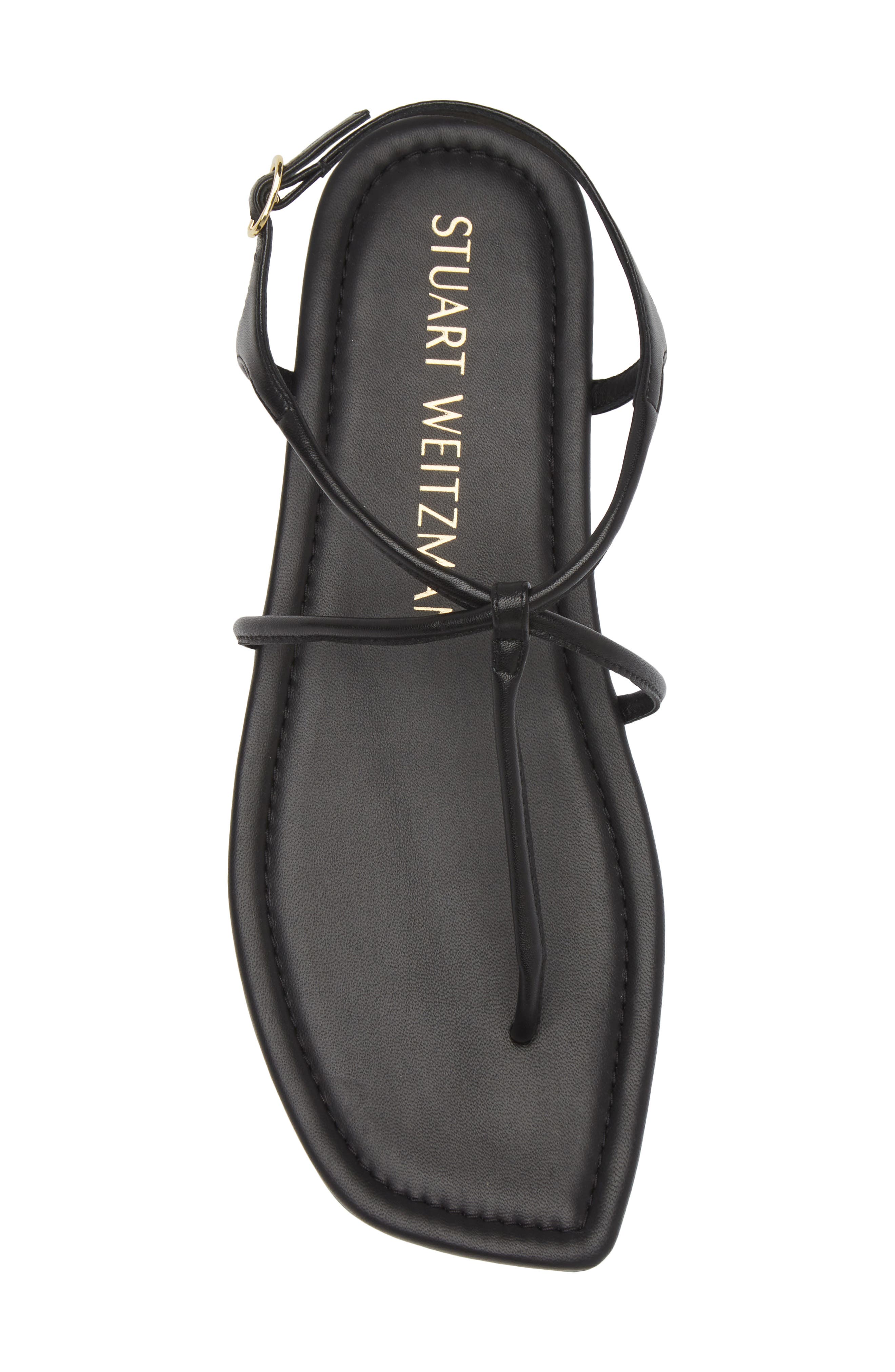 Stuart Weitzman Matilda Sandal, Alternate, color, Black