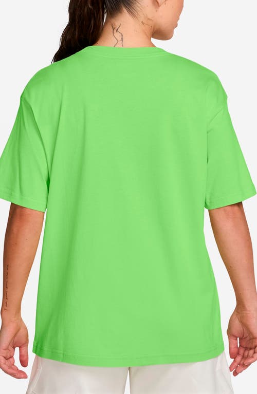 Jordan Flight Relaxed Fit Cotton Graphic T-shirt In Green