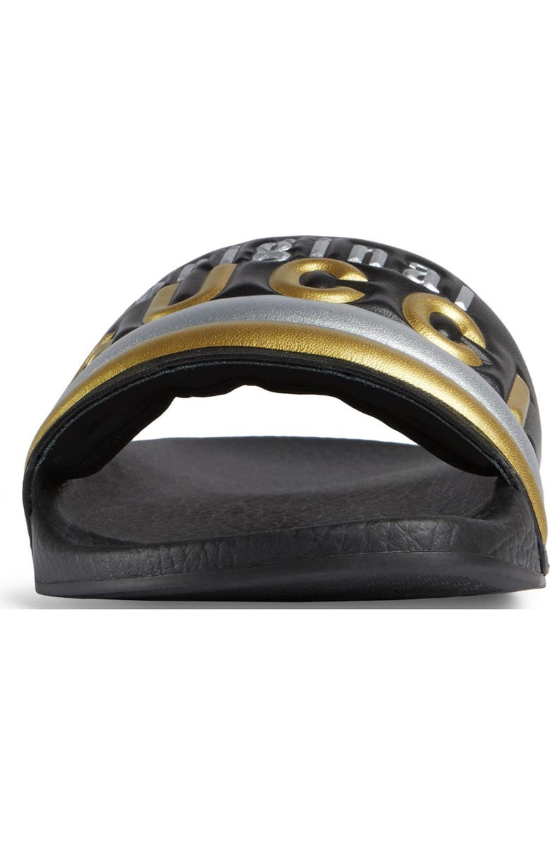Gucci Pursuit Original Logo Slide Sandal, Alternate, color,