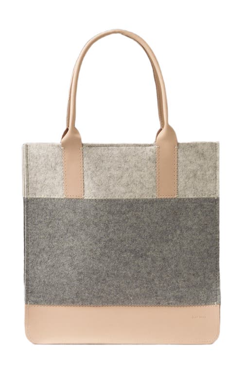 Graf & Lantz Graf Lantz Jaunt Merino Wool Tote In Gray