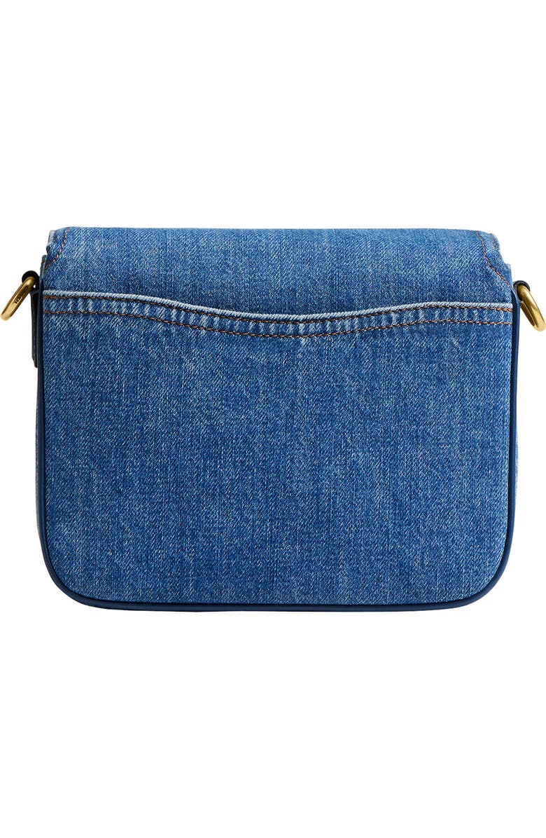 COACH Cassie Denim Top Handle Bag, Alternate, color,