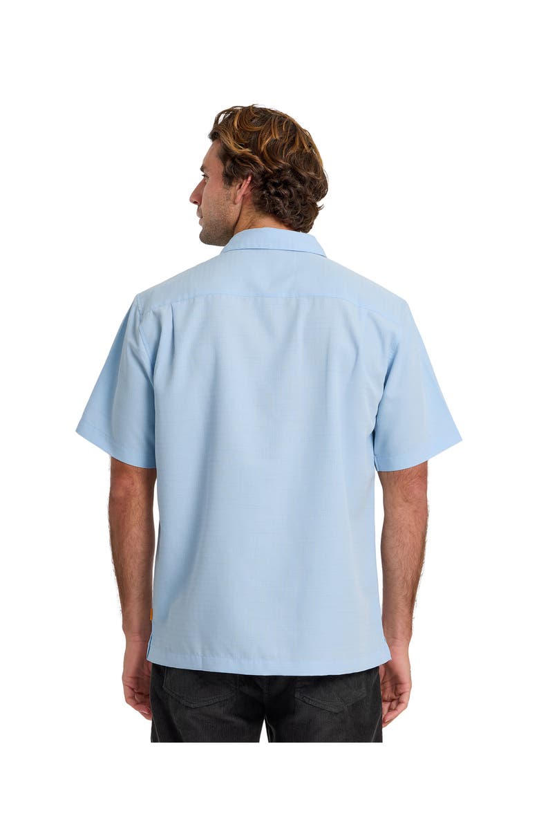 Quiksilver Centinela Short Sleeve Shirt, Alternate, color, Skyway