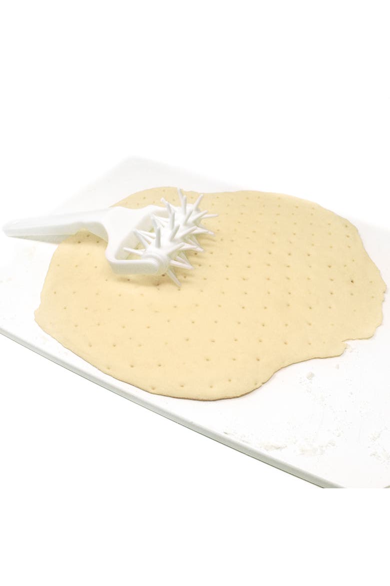 Dough Docker for Pastry or Pizza Dough, White, Alternate, color, White