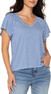 Liverpool Los Angeles Flutter Dolman Sleeve Top