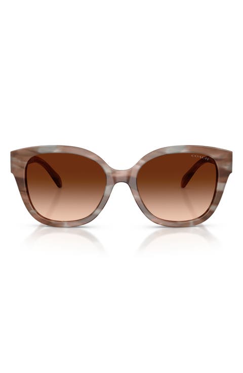 56mm Gradient Square Sunglasses