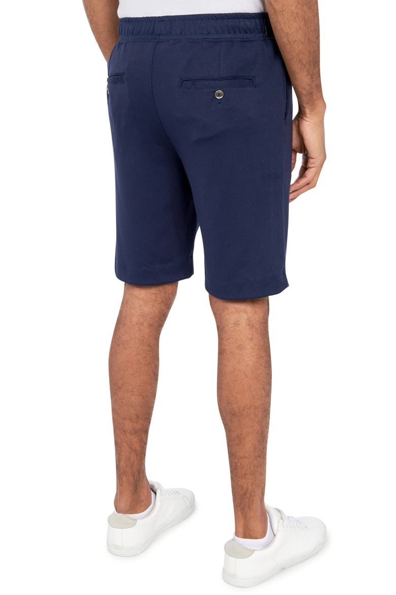 Slim Fit Solid Drawstring Shorts, Alternate, color, NAVY