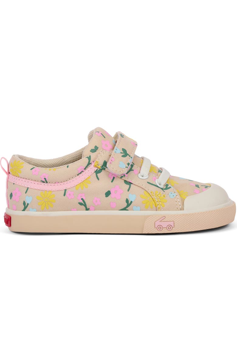 See Kai Run Kids' Kristin Sneaker, Alternate, color, Oatmeal/ Floral