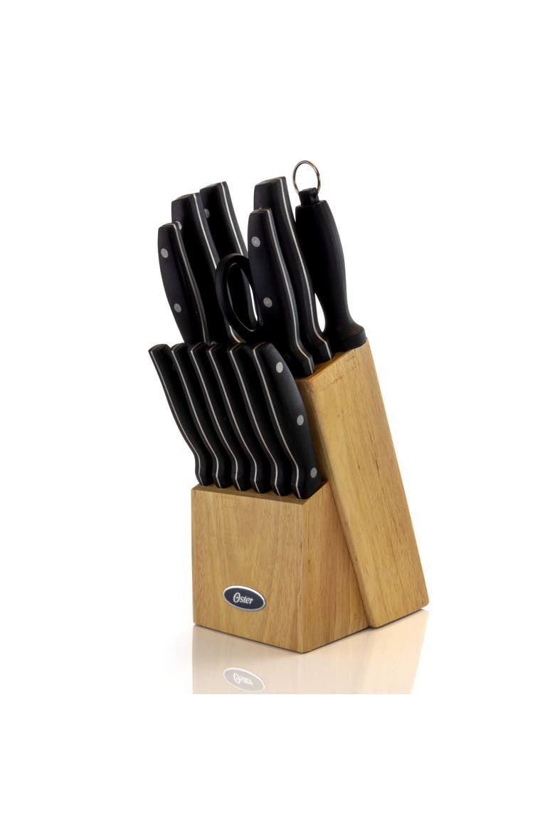 Granger 14 Piece Stainless Steel Cutlery Set, Main, color, Black