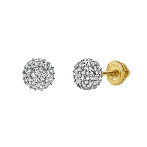 Orbius 10K Yellow Gold Diamond Stud Earring - 0.33ct.