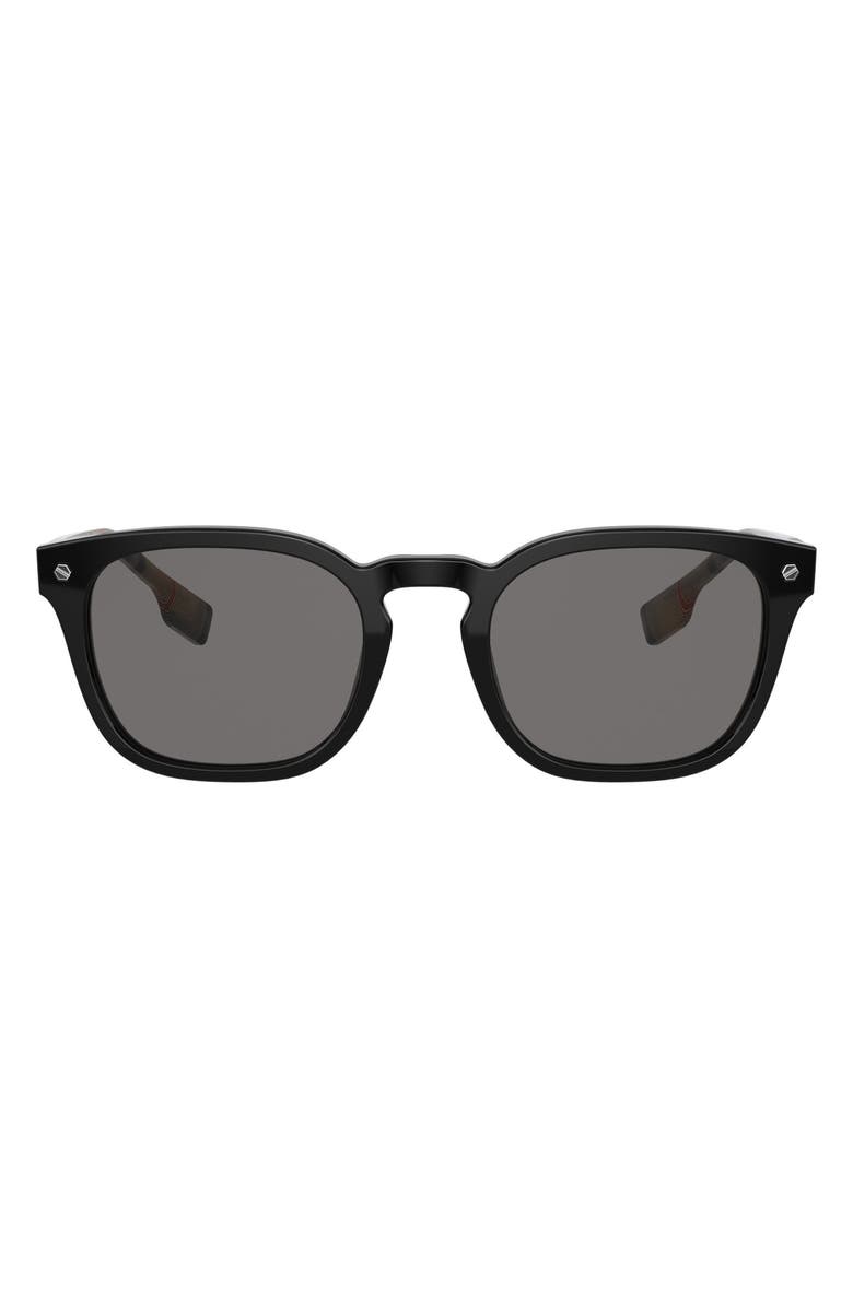 Burberry POLARIZED 53mm Sunglasses Burberry BE4251Q 3001T3 53mm Sunglasses Black Frame  main image 4