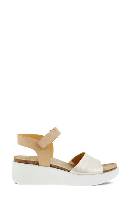 Ecco Corksphere™ Flowt Wedge Cork Sandal