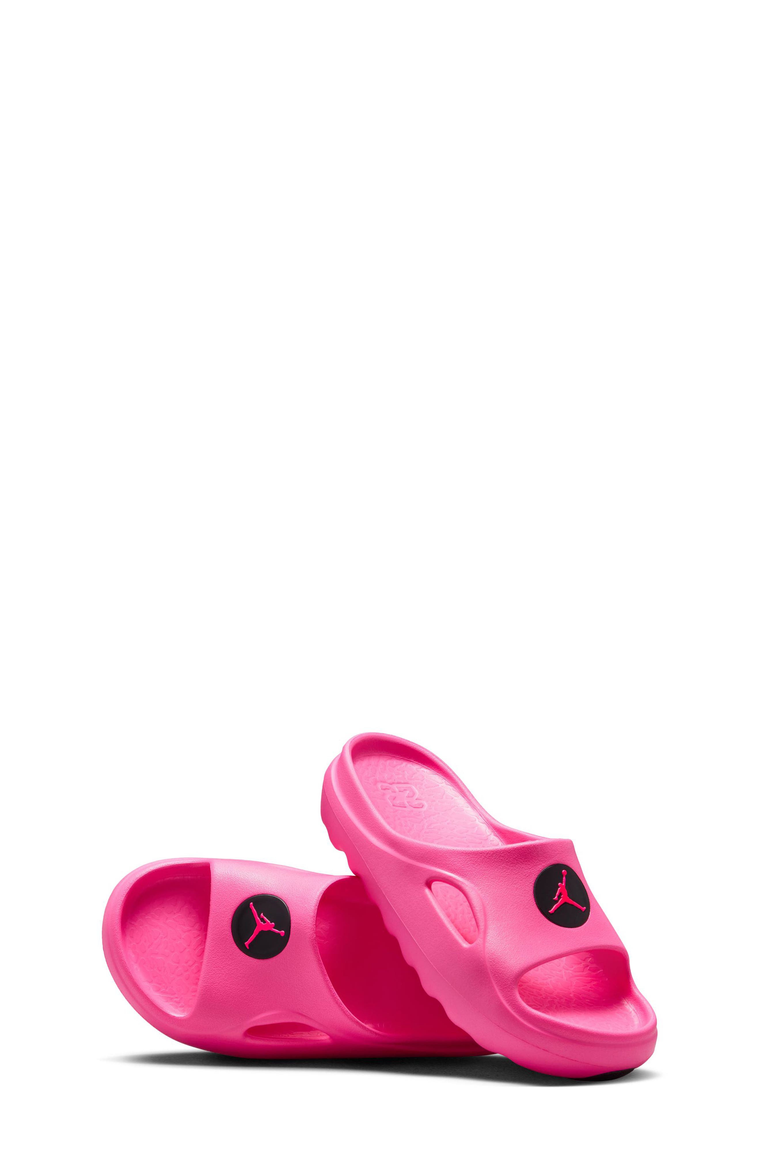 Kids' Hydrip Slide, Alternate, color, HYPER PINK/ HYPER PINK/ BLACK