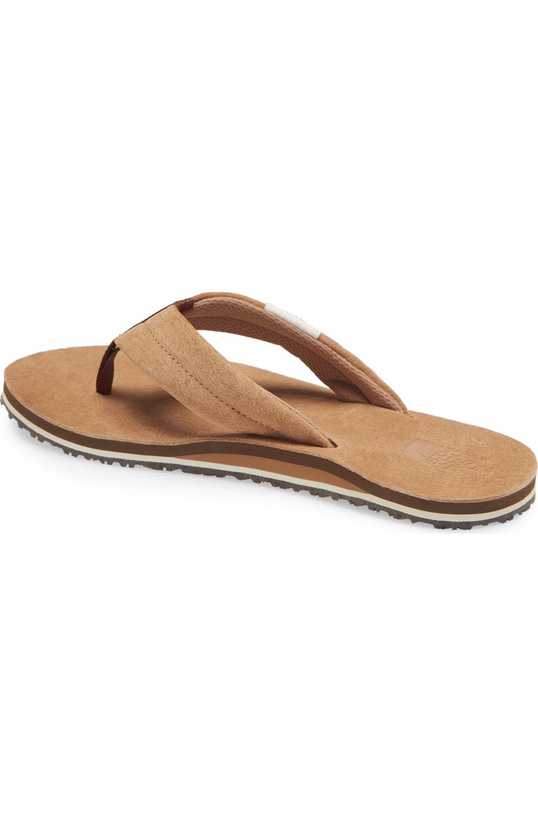 The North Face Base Camp Leather Flip Flop, Alternate, color,
