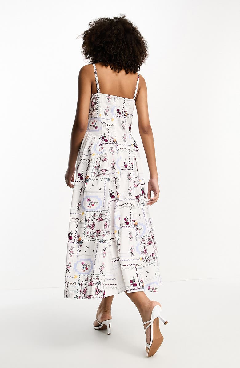 ASOS DESIGN Floral Fit & Flare Dress, Alternate, color, 