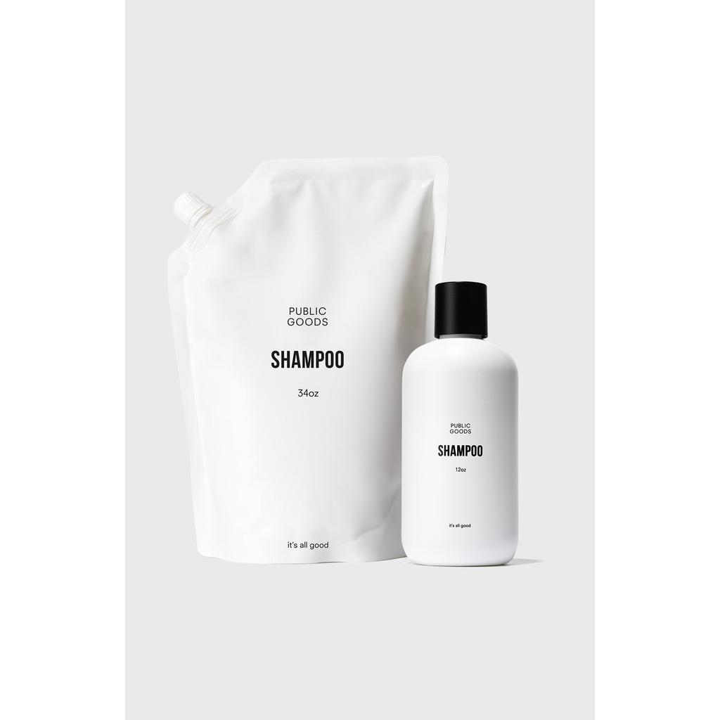 Public Goods Shampoo And Refill Set In White