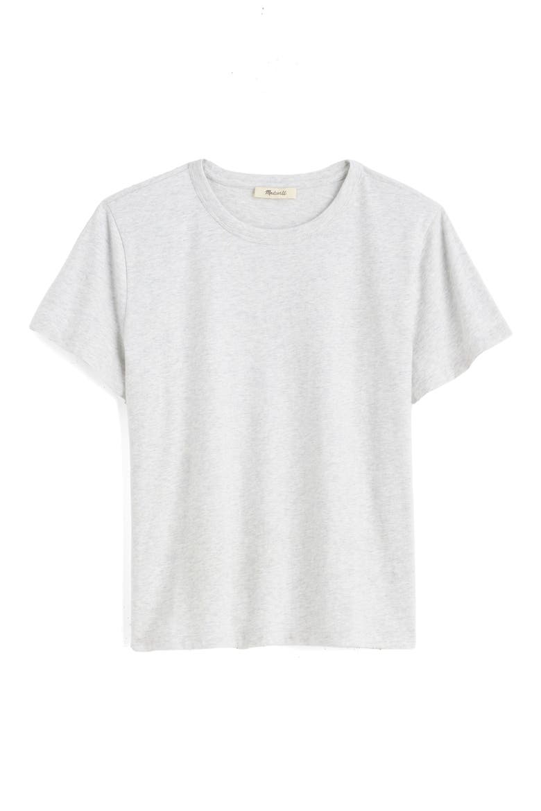 Perfect Crewneck T-Shirt, Alternate, color, HTHR SLATE
