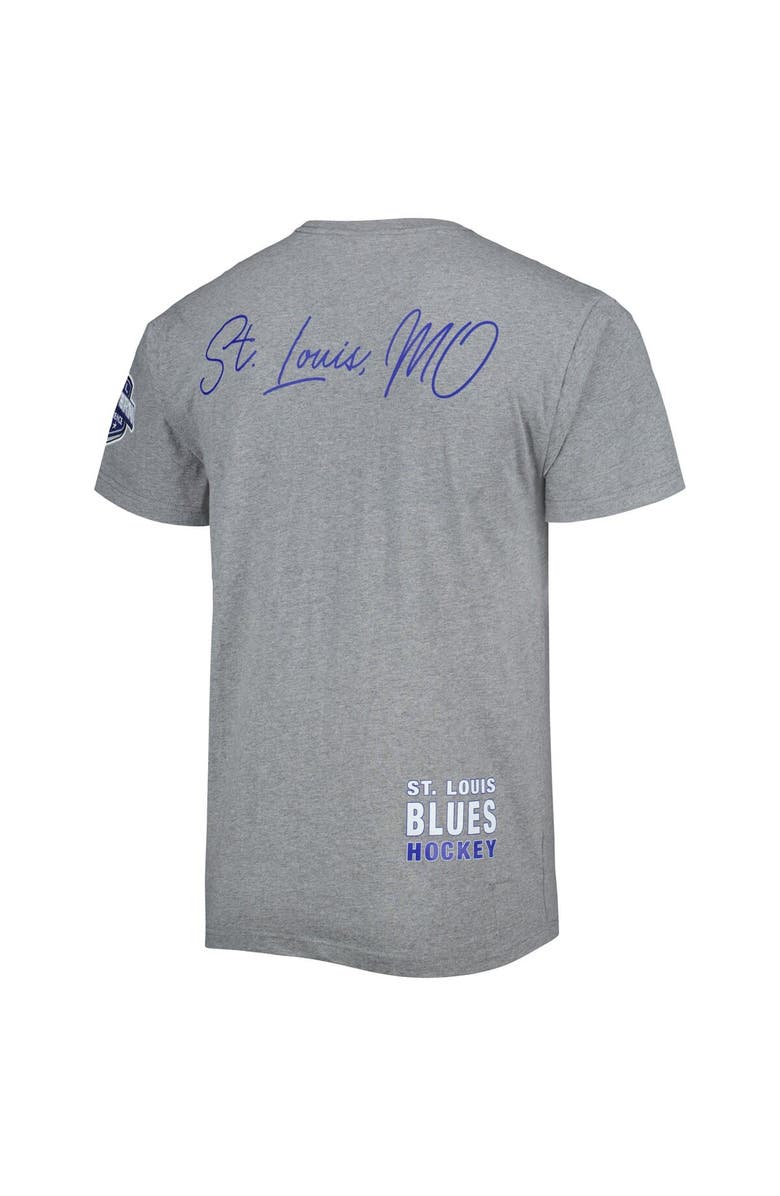 Mitchell & Ness Men's Mitchell & Ness Heather Gray St. Louis Blues City Collection T-Shirt, Alternate, color, Heather Gray