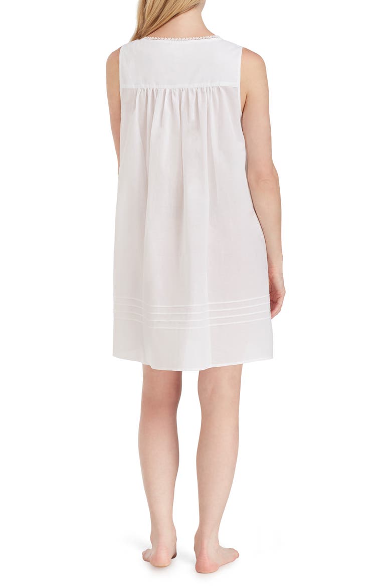Cotton Nightgown, Alternate, color, SOLID WHITE