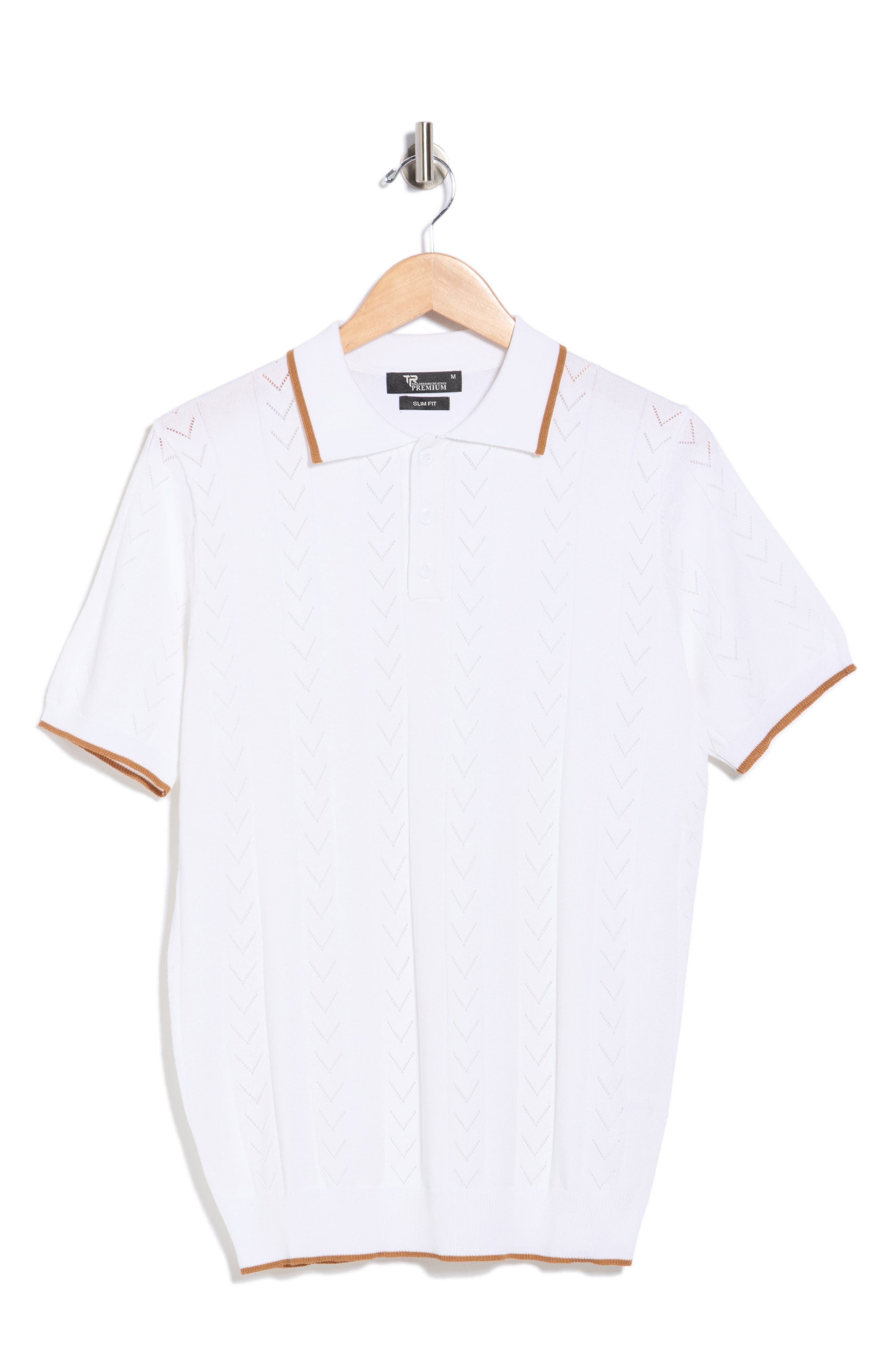 T.R. PREMIUM Slim Fit Polo Sweater