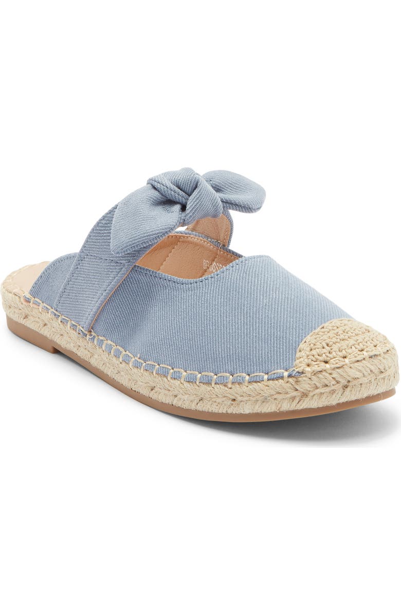 TOP MODA Brussels Denim Mule, Main, color, Blue Denim