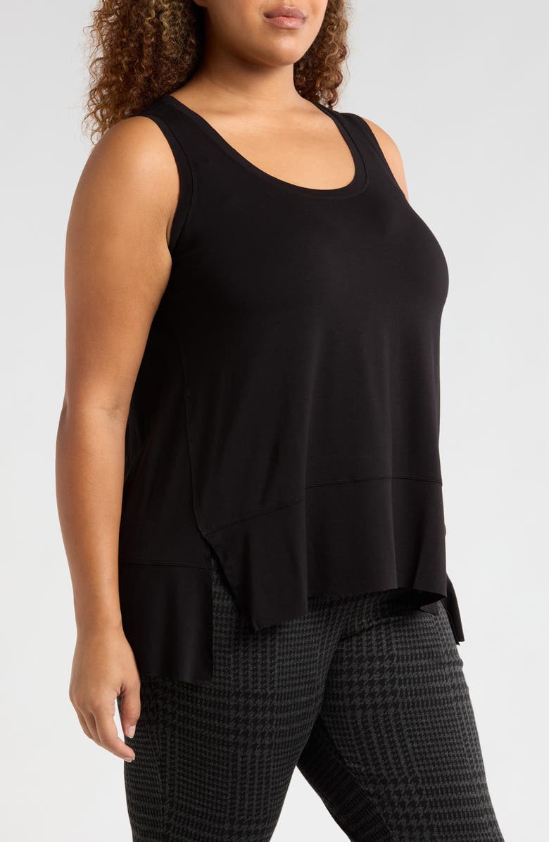 Universal Standard Hudson Liquid Jersey High Low Tank, Alternate, color,