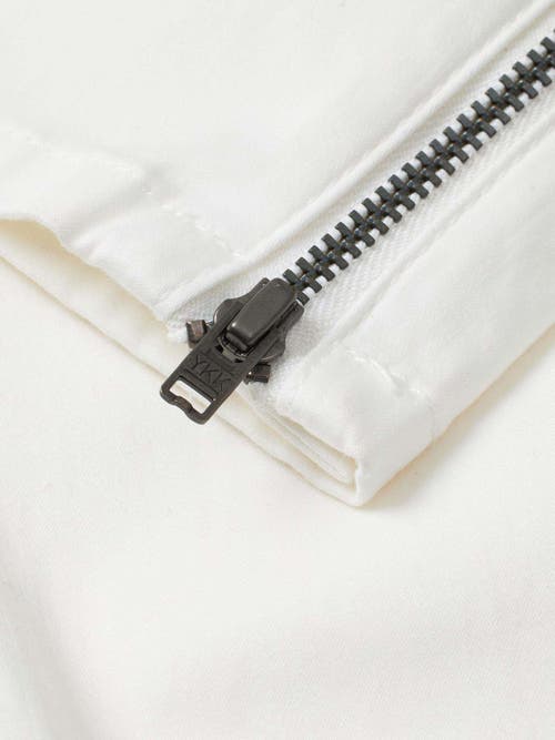 Masai Copenhagen Mapadme Elastic Waist Cropped Pants In White