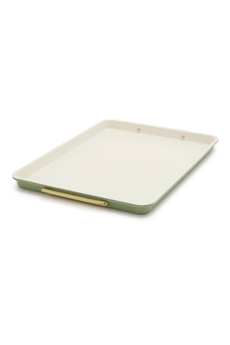 Reserve Aluminized Steel Half Sheet Pan, Main, color, SAGE