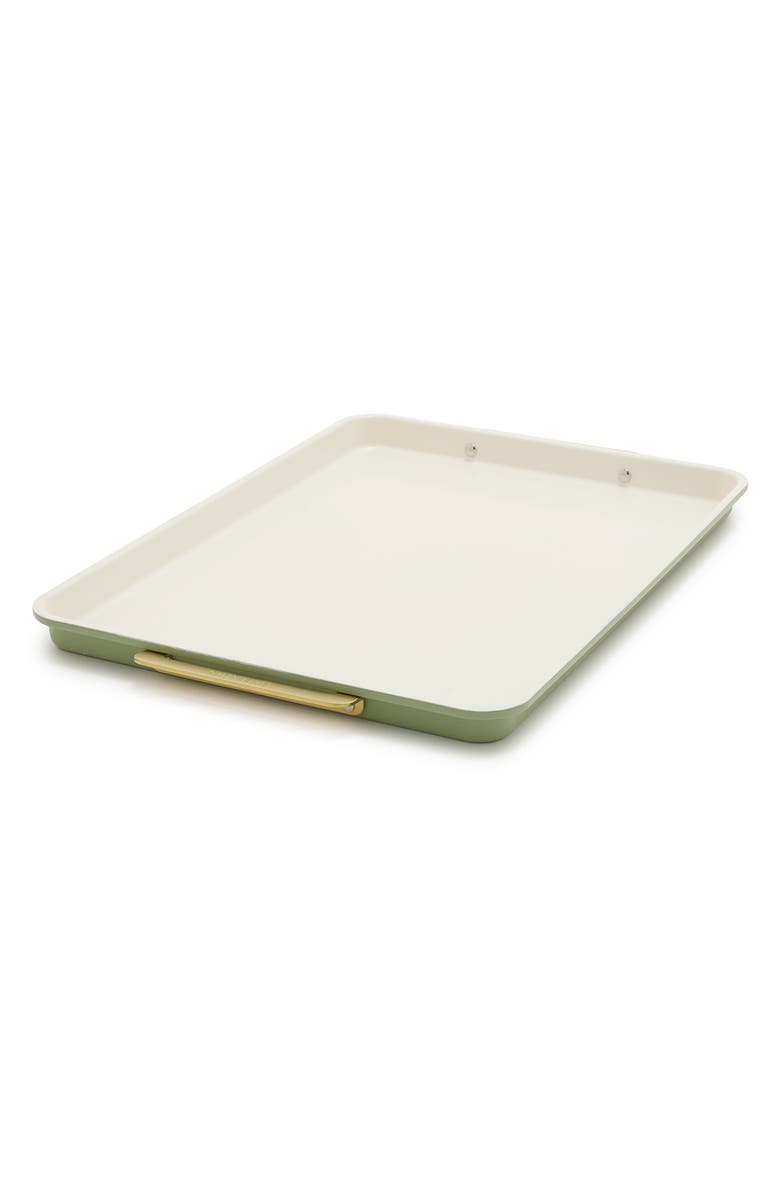 GreenPan Reserve Aluminized Steel Half Sheet Pan, Main, color, Sage