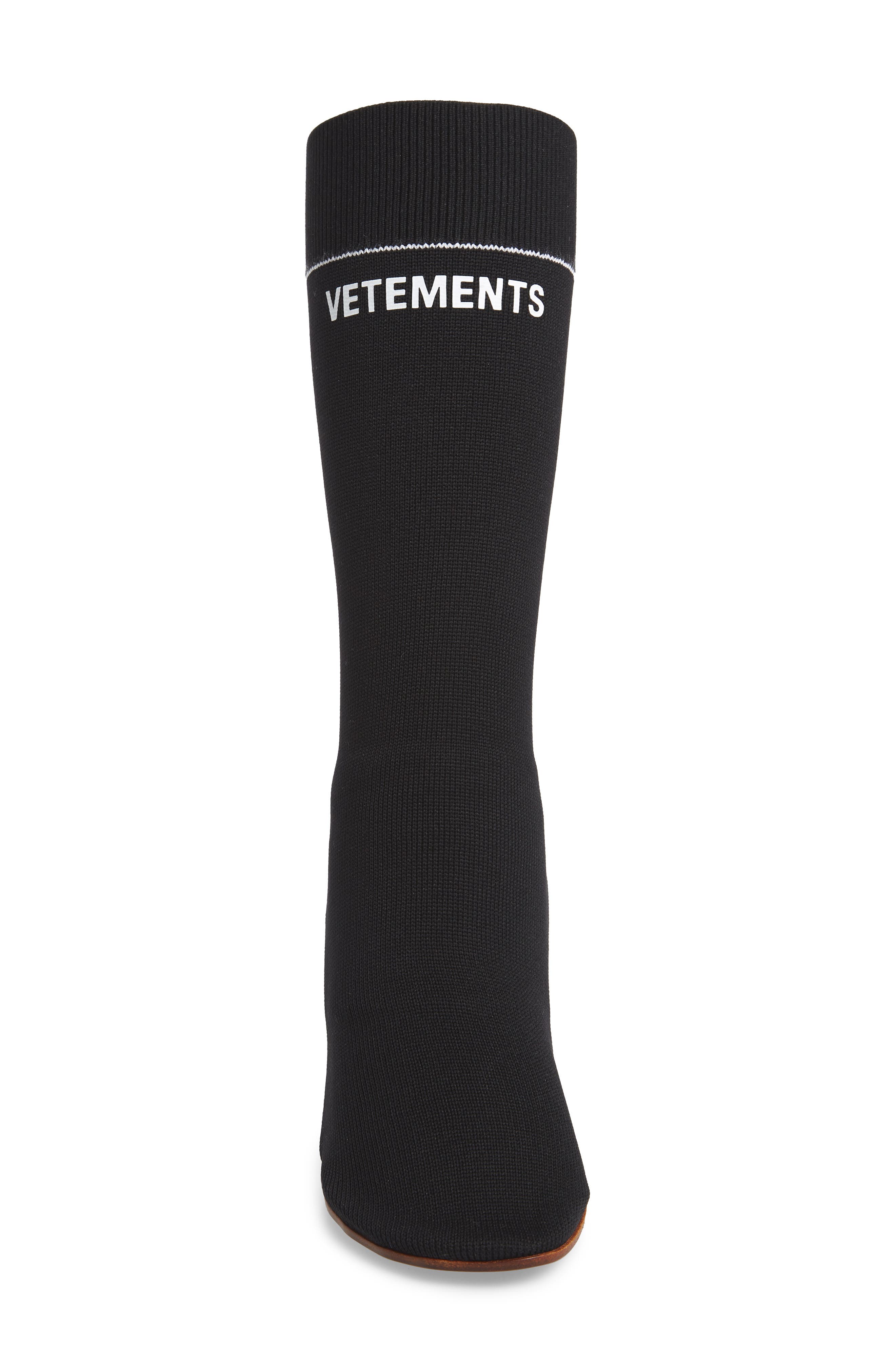 VETEMENTS Lighter Sock Boot, Alternate, color, 