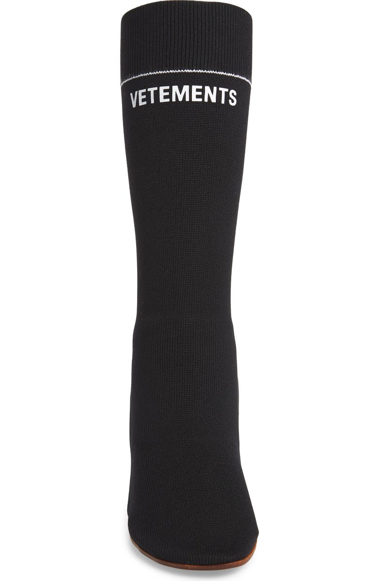 VETEMENTS Lighter Sock Boot, Alternate, color,