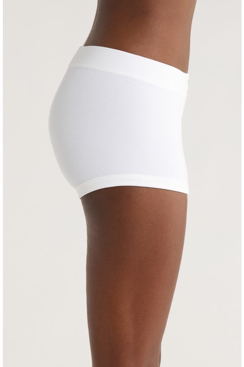 Rib Boyshorts, Alternate, color, BRIGHT WHITE