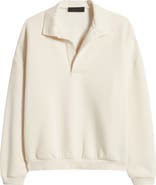 Fear of God Essentials Gender Inclusive Cotton Blend Polo Sweatshirt