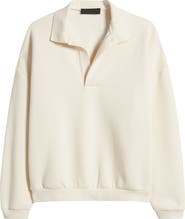 Fear of God Essentials Gender Inclusive Cotton Blend Polo Sweatshirt