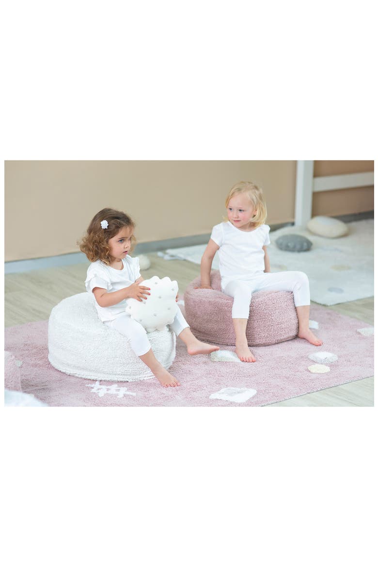 Noah Washable Cotton Blend Tassel Rug, Alternate, color, VINTAGE NUDE