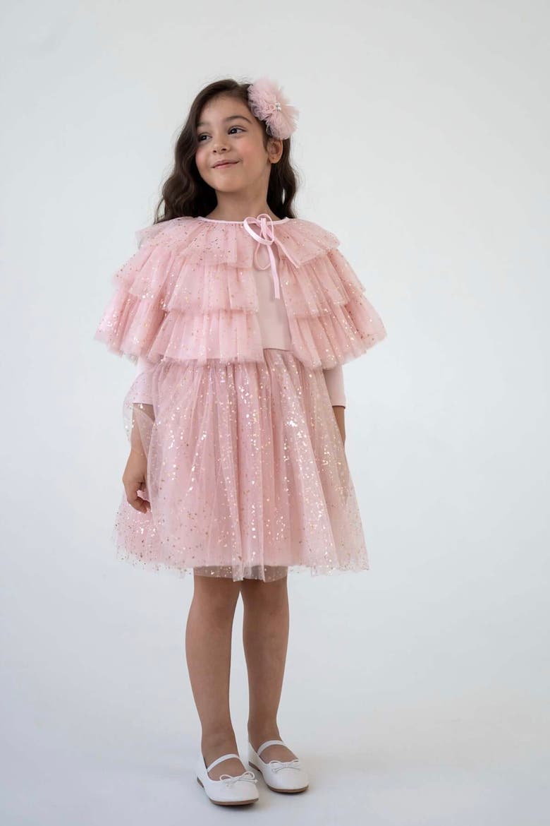 Sparkle Tulle Dress Set, Main, color, Pink Sparkle