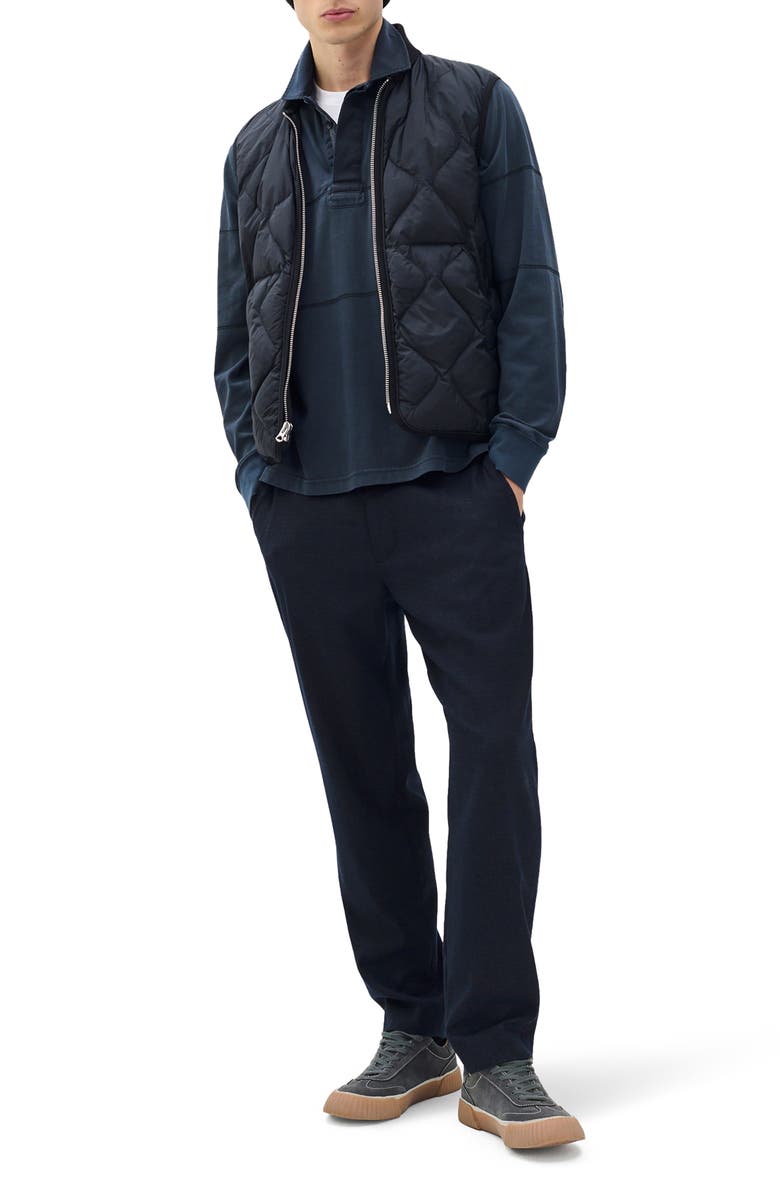 rag & bone Washed Rugby Shirt, Alternate, color, 