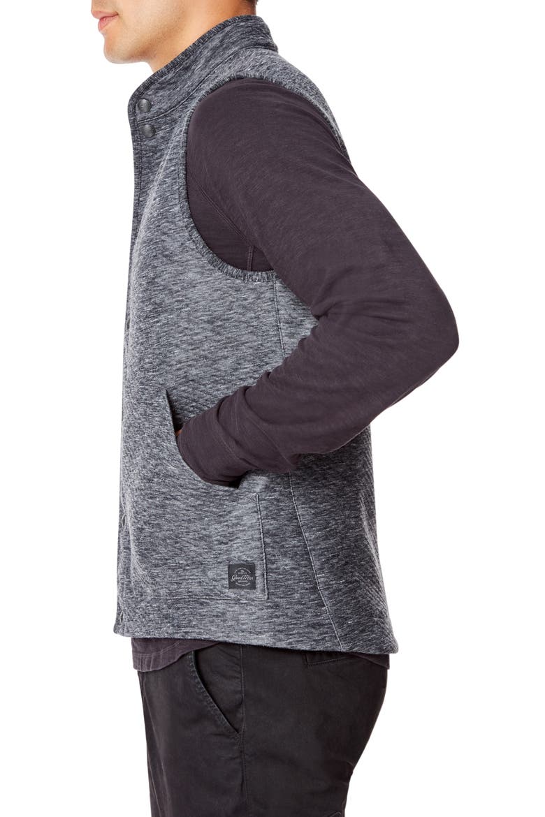 Fuji Slim Fit Vest, Alternate, color, CHARCOAL HEATHER