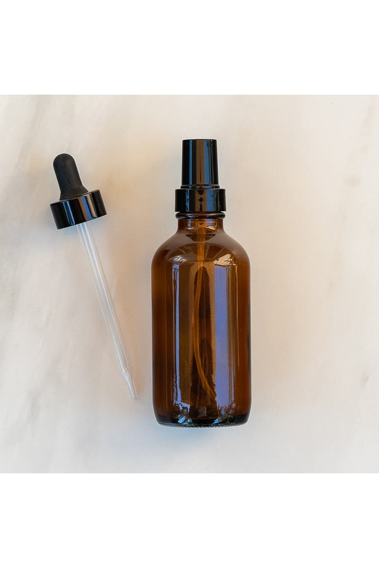 Cocktail Atomizer & Eye Dropper Spray Bottle Set, 4 oz Brown, Alternate, color, Brown