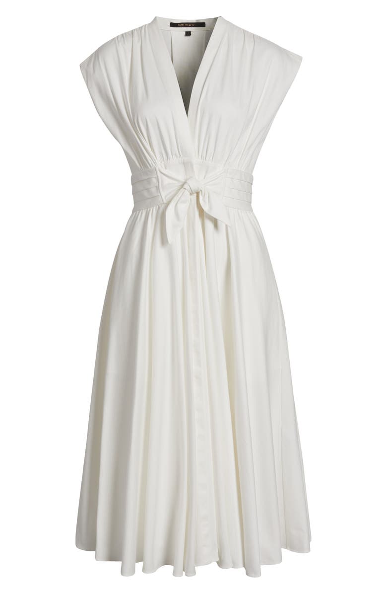 KOBI HALPERIN Tie Waist Midi Dress, Alternate, color, White