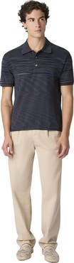 Missoni Space-dye Mercerized Cotton Polo Shirt